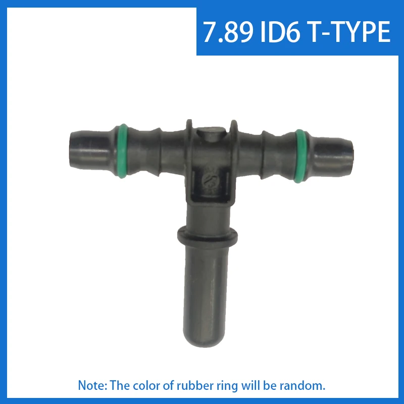 2pcs x 7.89-ID6-ID6 T-Type K-Type Male Auto Car Fuel Line Hose Quick Release Connector Carburetor Part