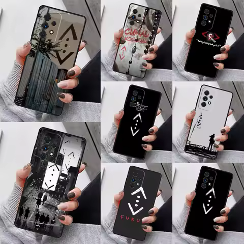 Cukur Logo Phone Case For Samsung Galaxy S23 S21 S20 FE S24 S22 Ultra Note20 S10 S9 S8 Plus A40 A52 A12 A13 A53