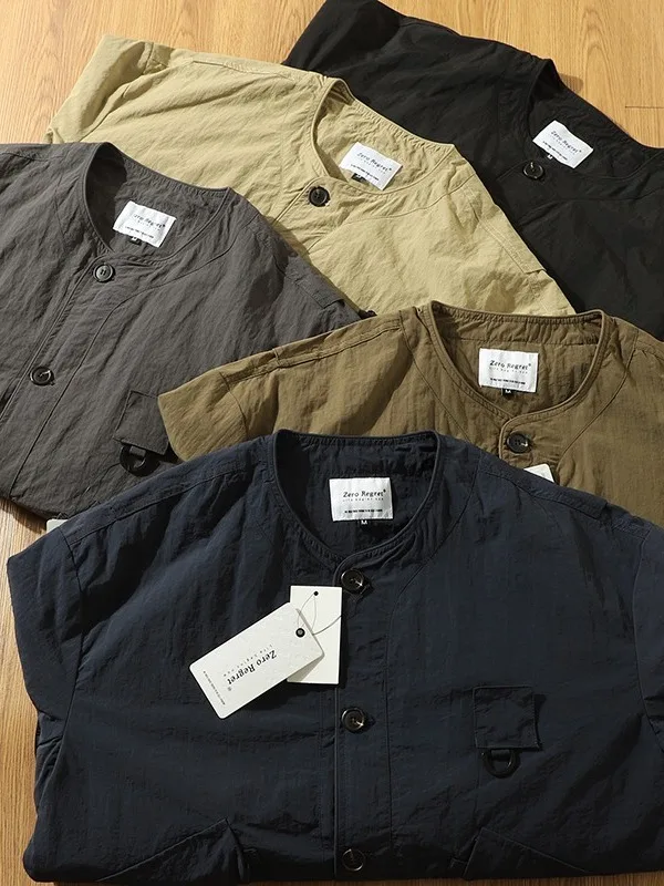 

Men's Outdoor Workwear Jaet American Retro Sle Loose Fit Faionable Brand Casual Long Sve Windproof Polyester Jaet