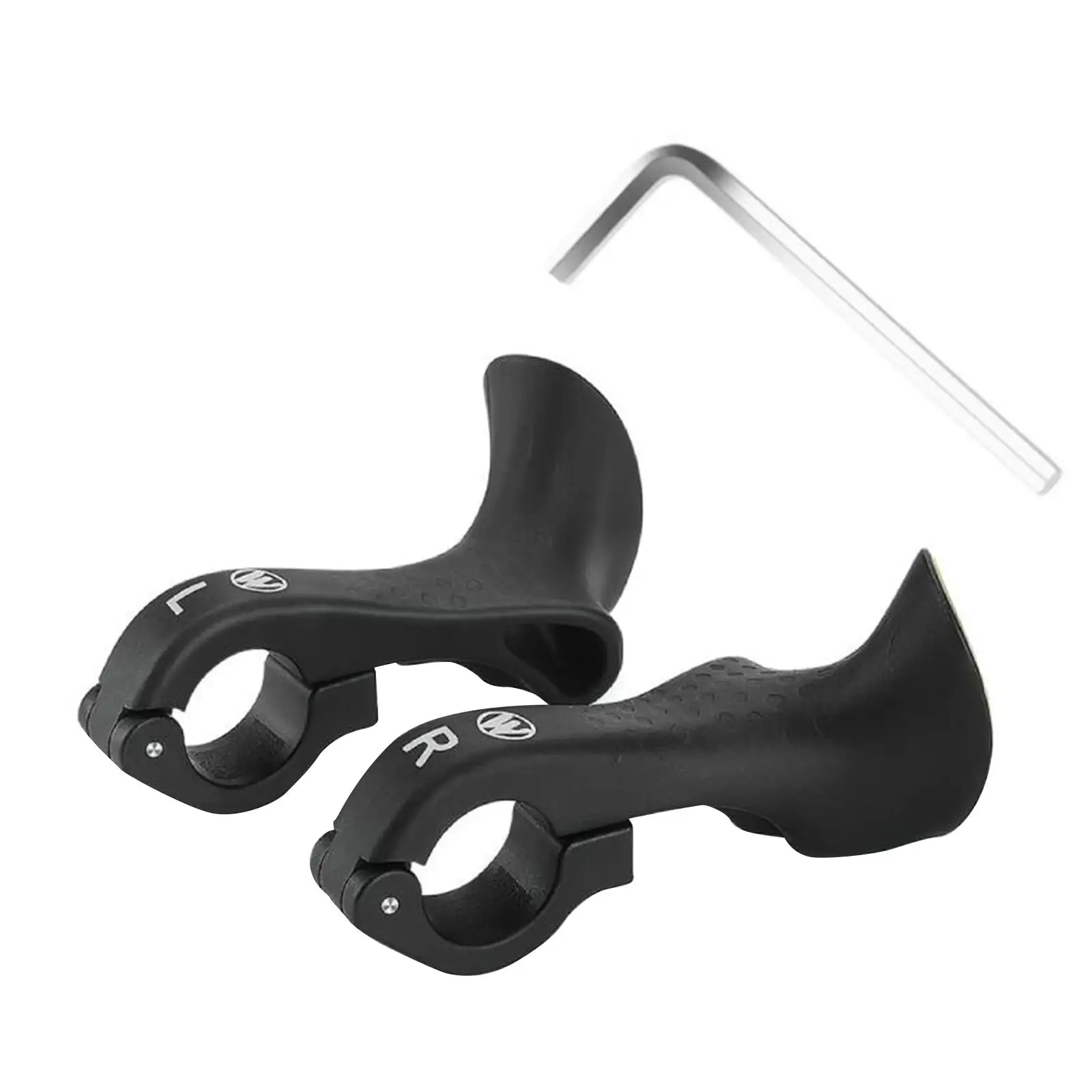 Lightweight Nylon Bicycle Handlebar Ends Adjustable Bar End Ergonomic Grip Accessory for Mountain Cycling