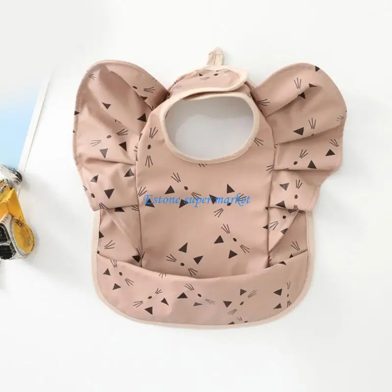 

090B Регулируемый нагрудник для кормления ребенка, мягкий и легкий, удобный для путешествий, с крылатым дизайном, ткань для для