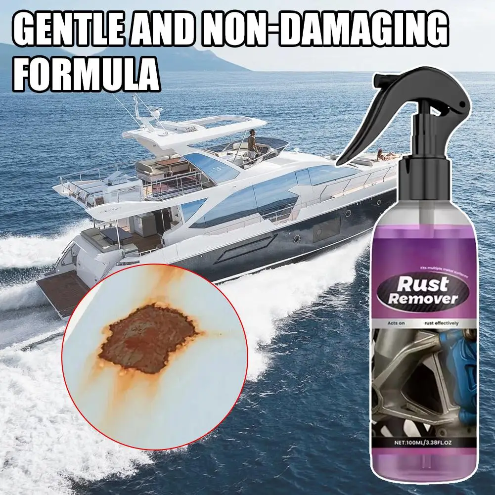 Large capacity powerful automobile rust removal spray - metal powder remover - exhaust/wheel maintenance