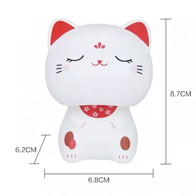 1Pcs Funny Solar Powered Big Head Cat Car Ornament Creative Nodding Cat Toys Cute Home Desktop Decoration Kids Toy Small Gift