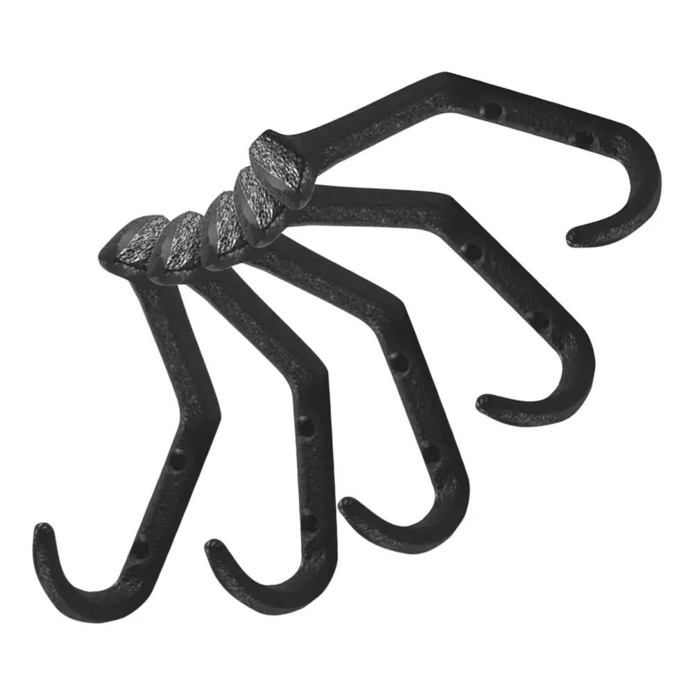 

5 Pcs Retro Hook Decorative Hooks for Wall Unique Metal Key Iron Vintage Simple