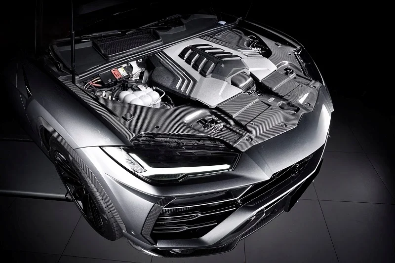 أنبوب سحب ألياف الكربون لمحرك URUS 4.0T GTR يستجيب أسرعًا #4