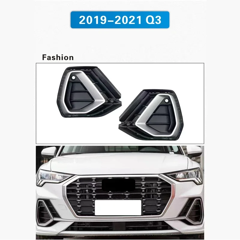 

Car Accessory Fog Light Cover Lamp Frame Grille Car Accessories For Audi Q3 2019 2020 2021 2022