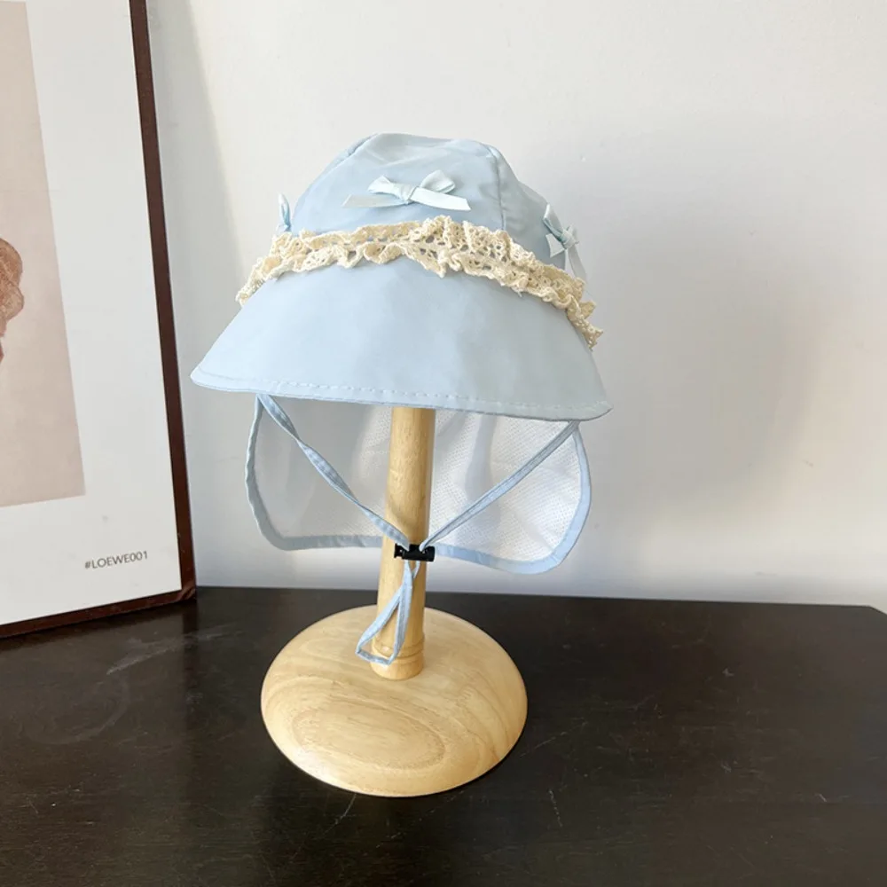 

Casual Sweet Kids Shawl Sun Hat Quick Dry Cotton Baby Sun Protection Hat Breathable Sunscreen Children Fishmen Hat 2-6Years Old