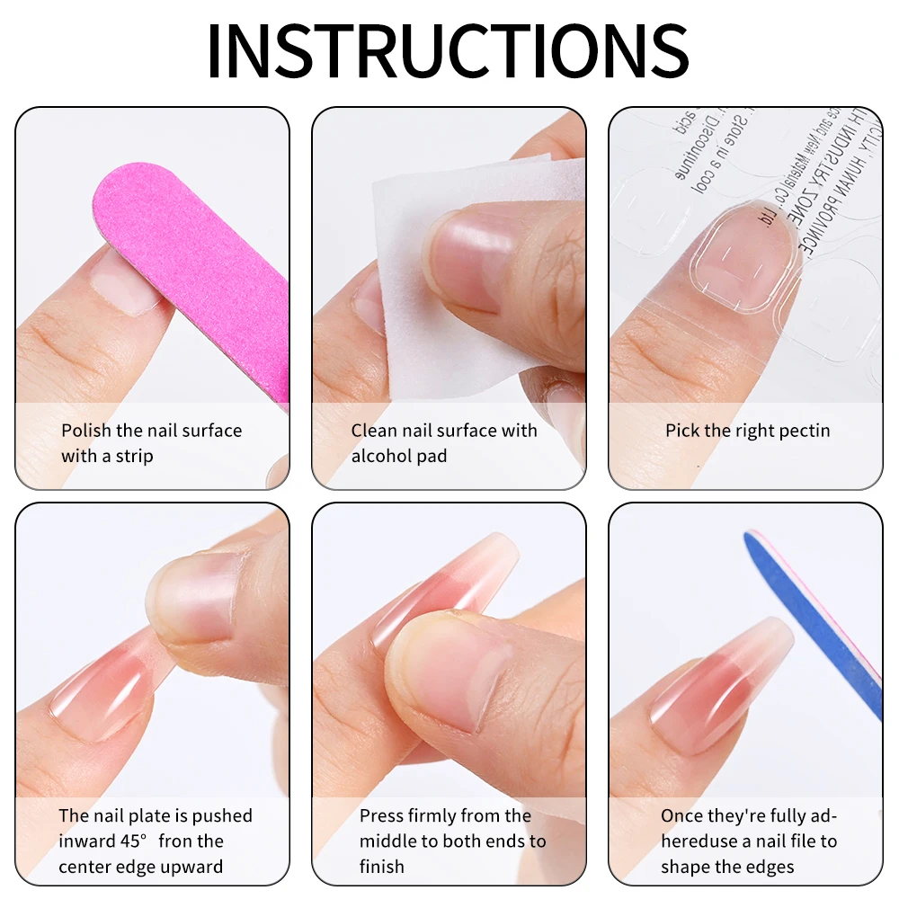 360 Teile/schachtel Kurze Mandel Französisch Tipps Künstliche Nägel Glänzend Matte Volle Abdeckung Press-On Nägel Weiß Rand Design Frauen Falsche Fingerspitzen 1 – Detail 3