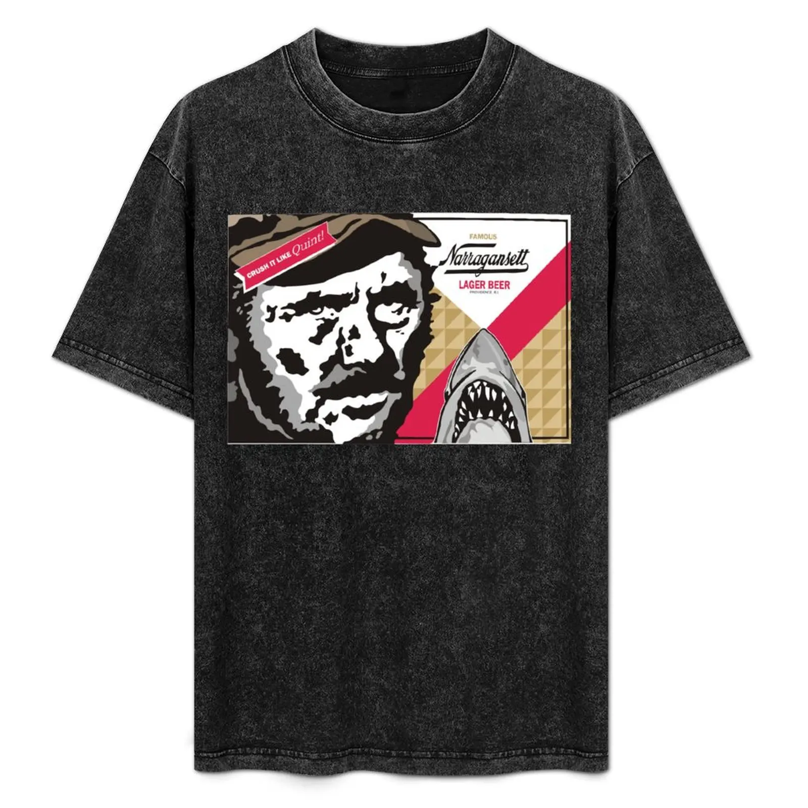 

Narragansett Beer: Quint T-Shirt Industrial Work Tee Shirt