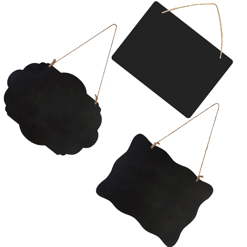 3pcs-mini-wooden-double-sided-small-blackboard-message-boards-black-for-home-office-writable