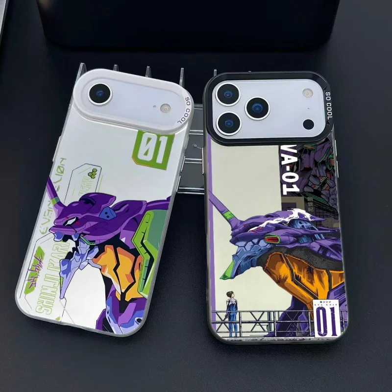 Ikari Shinji Fighter EVA-01 حافظة لهاتف سامسونج جالاكسي A56 A55 A16 A54 A36 A26 A15 A35 A17 A07 S25 S26 Ultra Edge S24 Plus S23 FE #1