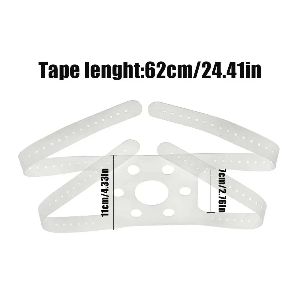 Universal Comfort Gel Full Mask Headgear Replacement Part Adjustable Elastic Silicone Band for CPAP Fixed Strap Accessory