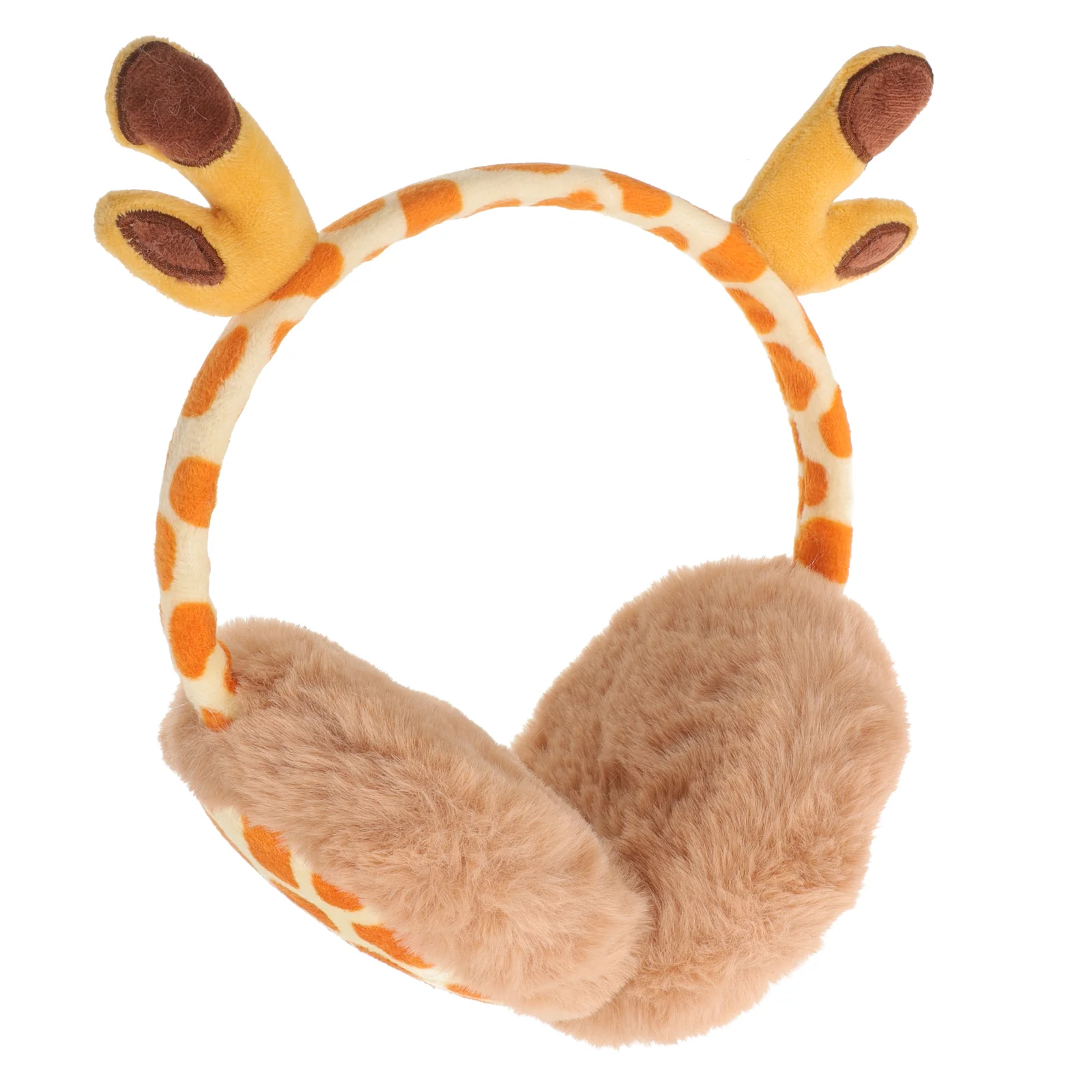 Funda de diadema de protección de invierno de felpa para niños para invierno niña esponjosa