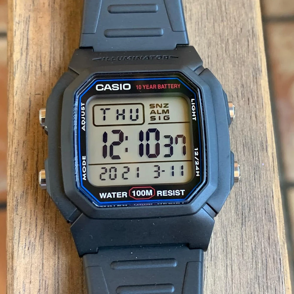 Casio Uhr für Männer Top Luxus Set Militär 10 Jahre Akkulaufzeit 100m wasserdichte Digitaluhr Sport Quarz Herren uhr Relogio