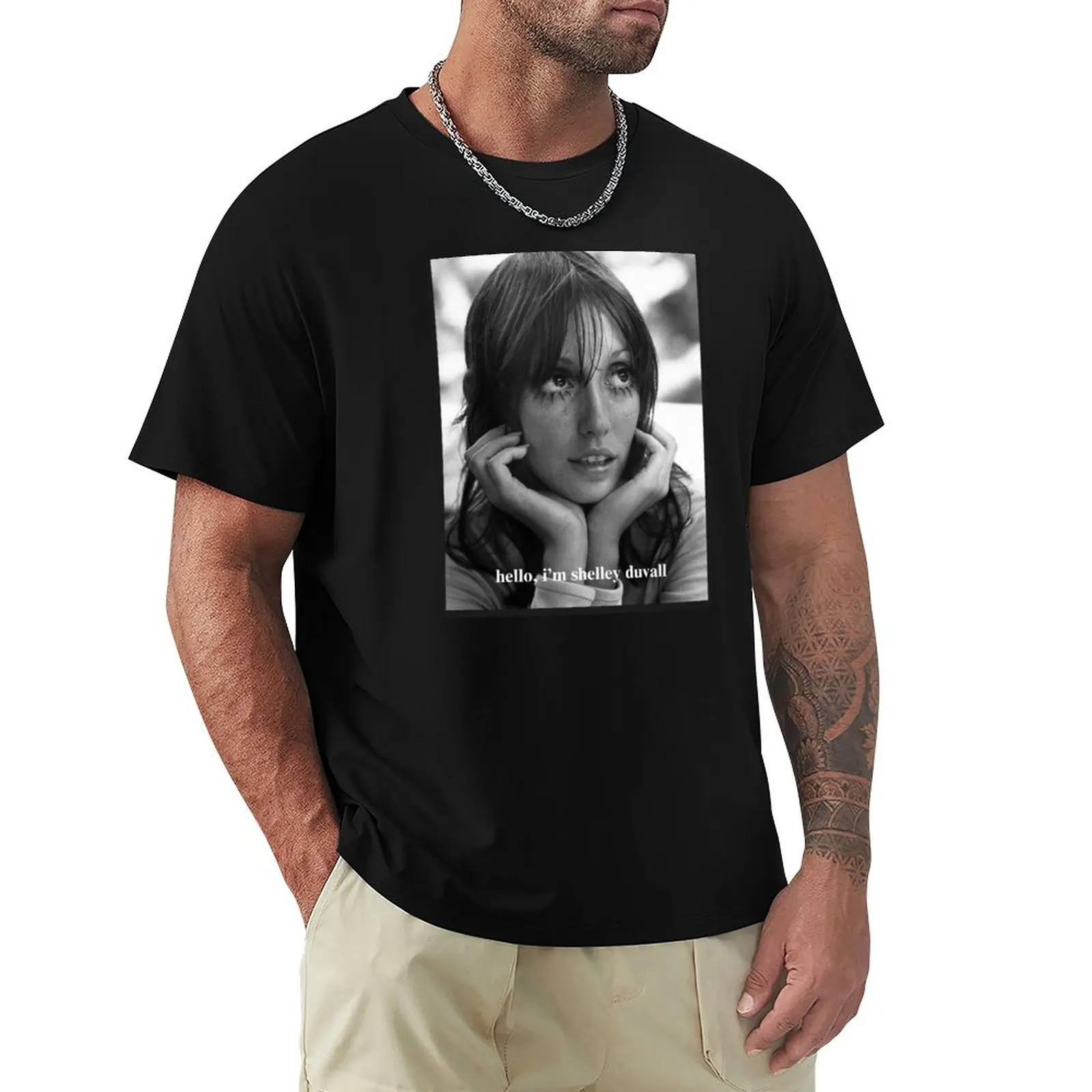 hello, i'm shelley duvall T-Shirt Lightweight Sport Basic T-Shirt