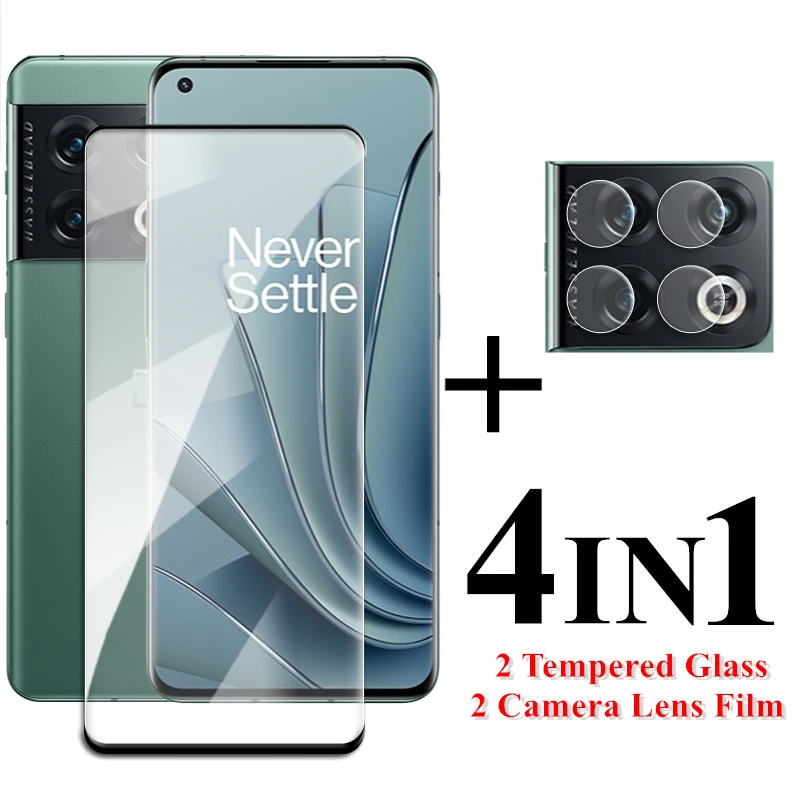 

For OnePlus 10 Pro Glass 3D Full Cover Curved Screen Protector OnePlus 10 Pro Tempered Glass OnePlus 10 Pro Lens Film 6.7 inch