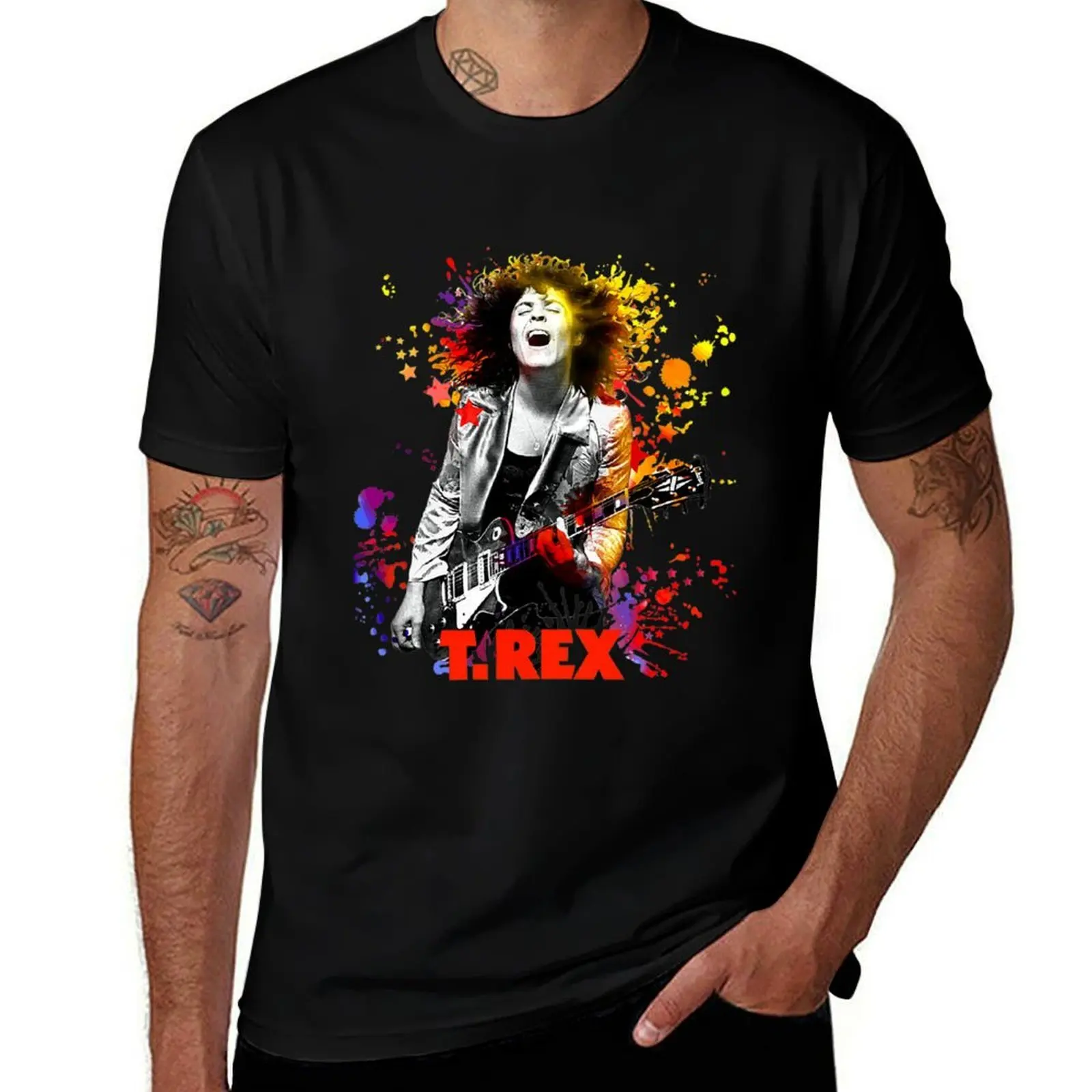 Marc Bolan T-Shirt Work Style Casual T-Shirt