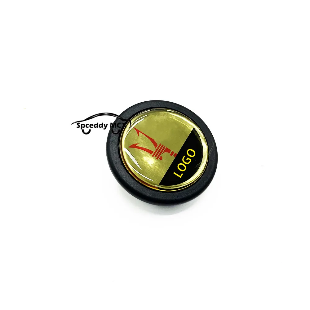 JDM Car Steering Wheel Horn Push Button 60mm Diameter 6 Bolts Car Modified Parts