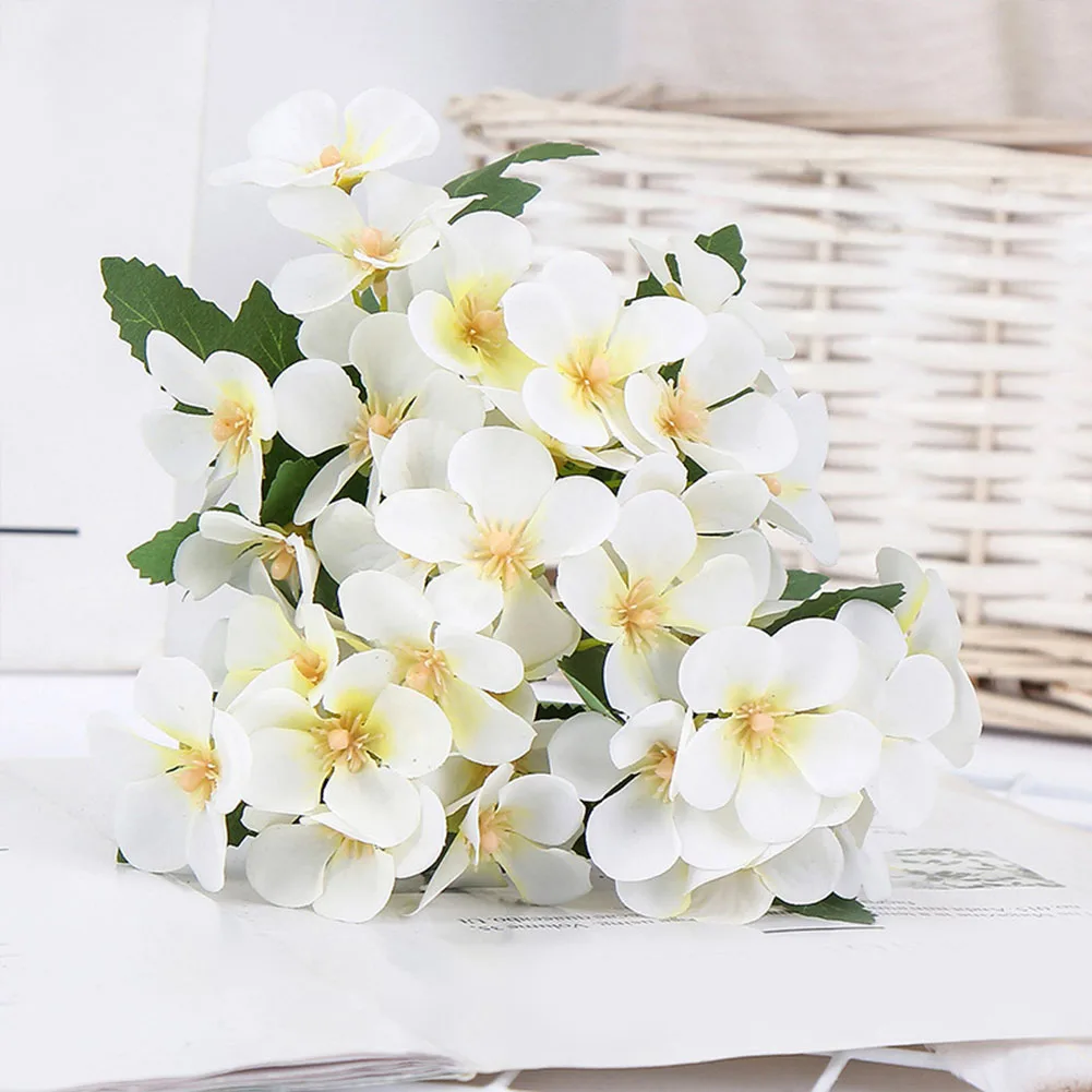 Artificial Flower Begonia Flower Plant Decoration Living Room Home Decoration Festive Party Supplies Artificial Decorations