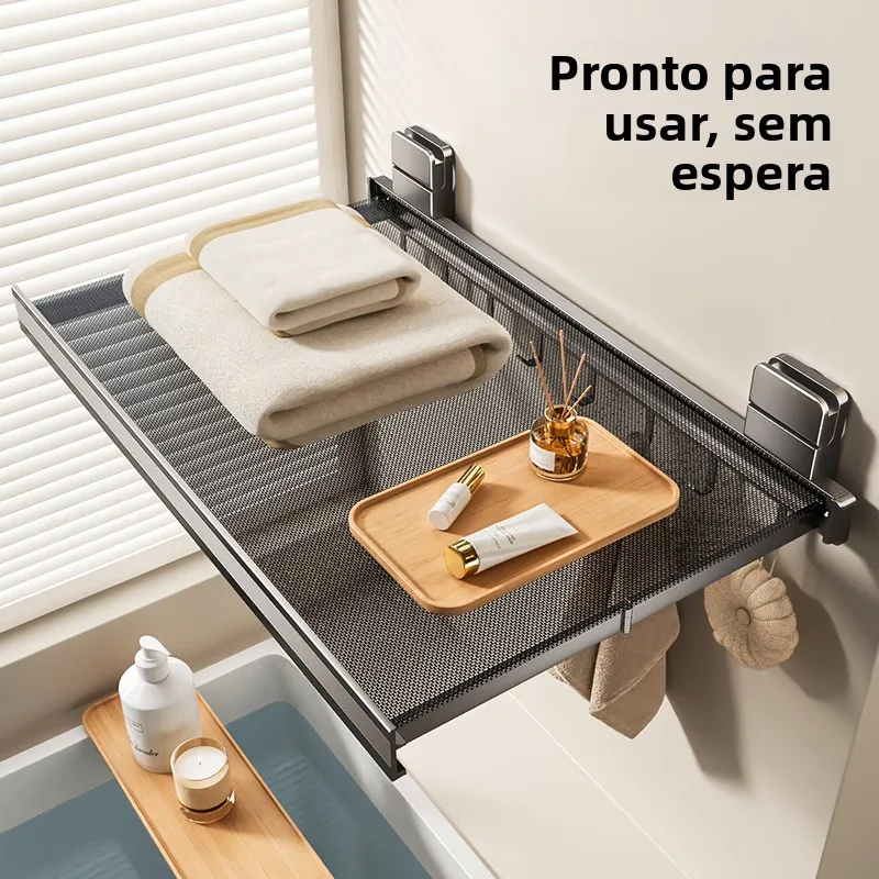 bathroom-towel-rack-suction-cup-expandable-towel-bar-clothes-storage-holder-no-drilling-needed-modern-aluminum-alloy-wall-mount