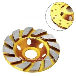 4 Inch 100mm Concrete Stone Ceramic Turbo Diamond Grinding Cup Wheel 12 Segs Heavy Duty Angle Grinder Wheels for Angle Grinder