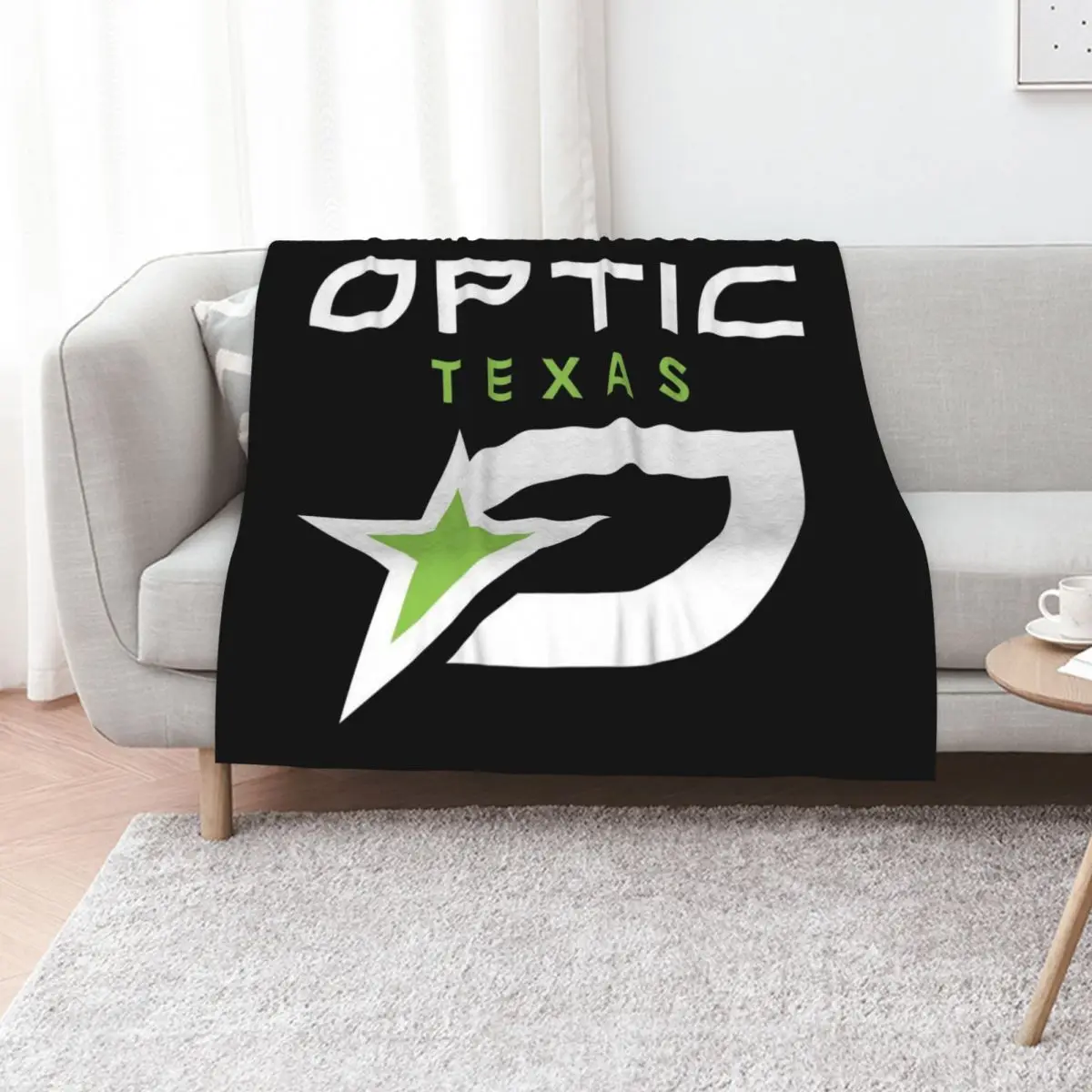 

Optic Texas Merch OpticTexas Logo Throw Blanket Polar Sofa Quilt Softest Stuffeds Blankets