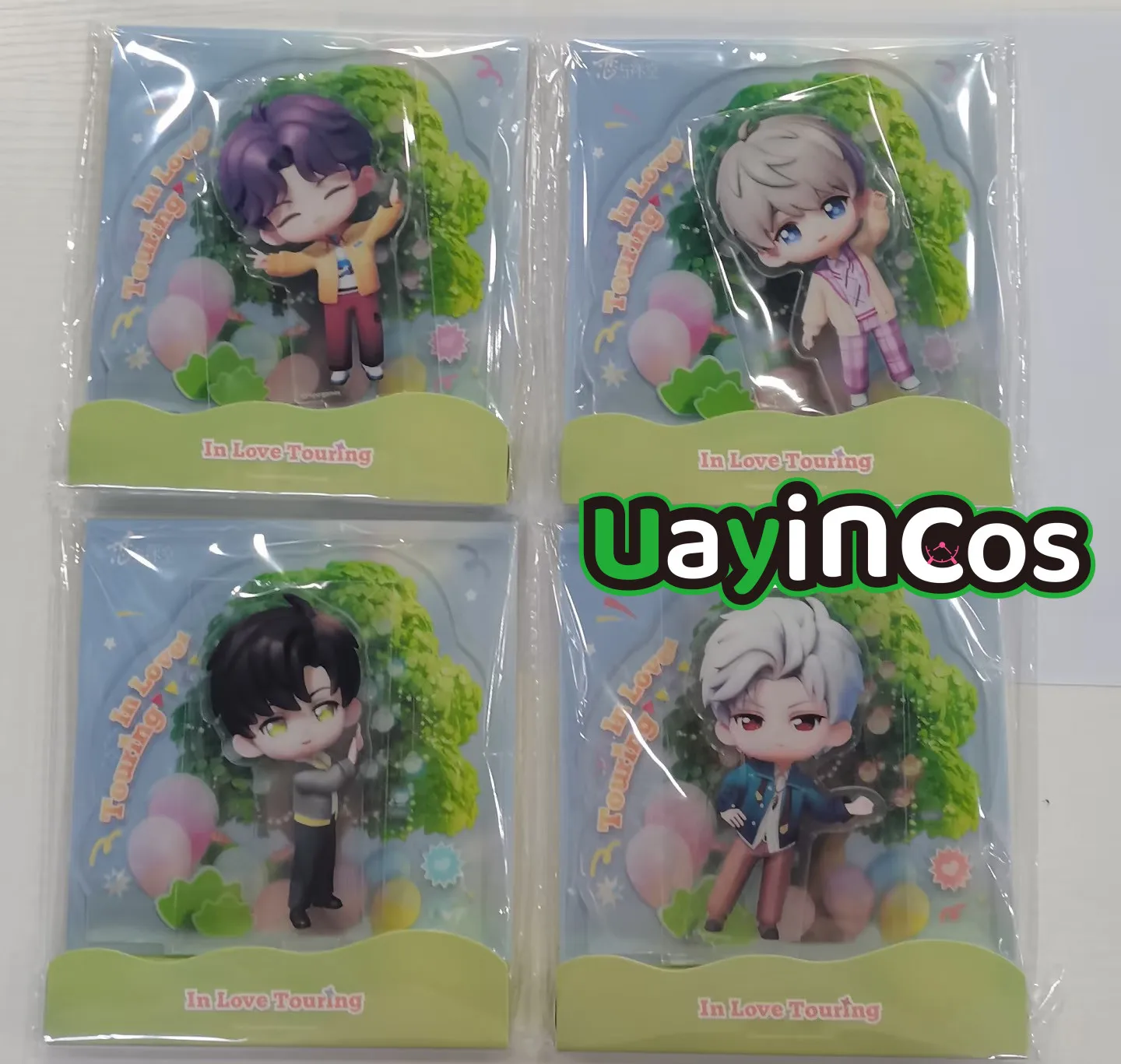 In Stock Official Love and Deepspace In Love Touring Xavier Caleb Sylus Rafayel Acrylic Stand Plushies Doll Clothes Keychain Bag