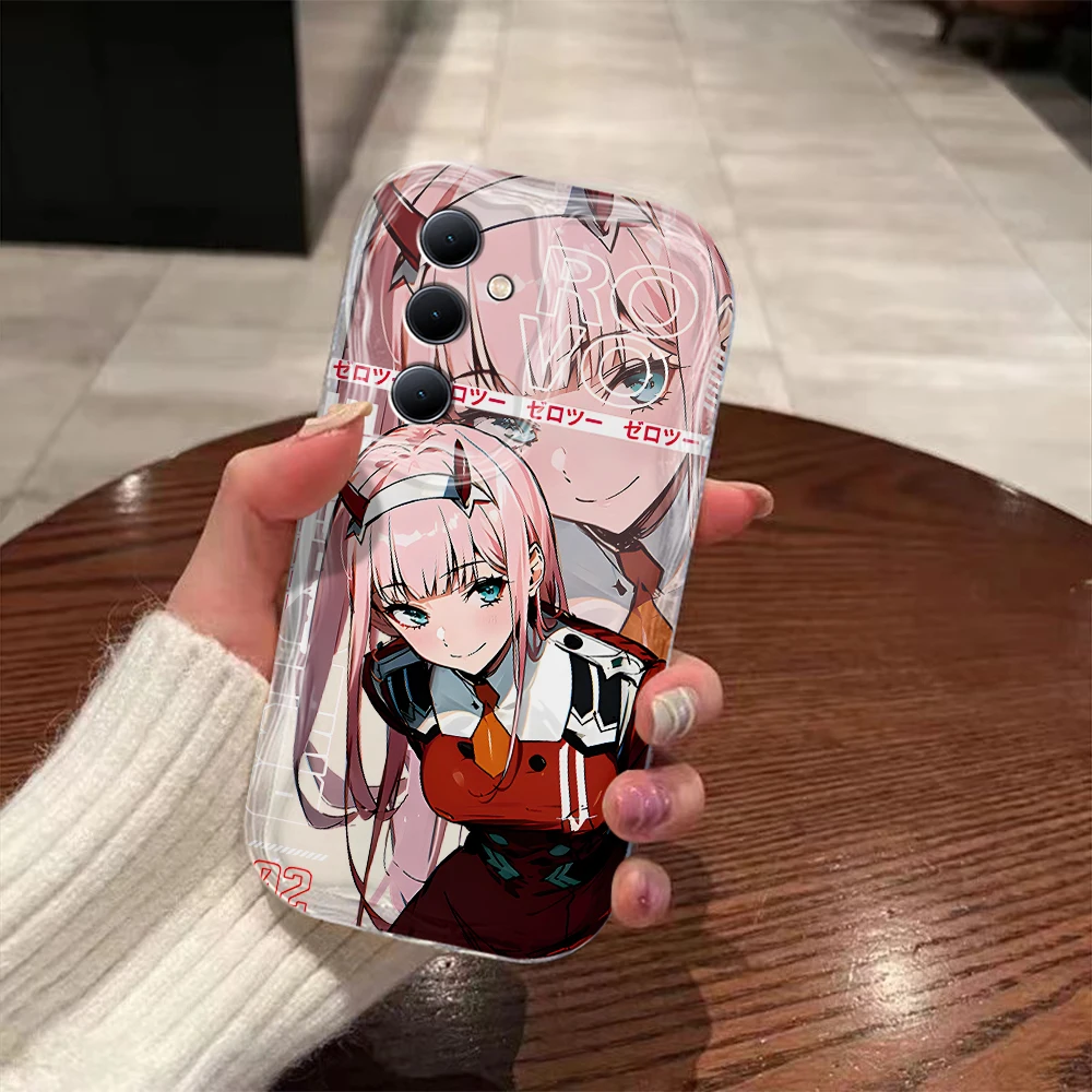 Anime Darling in the Franxx 3D Wave Case For Xiaomi Redmi 13C 12 12C 10C 9C A1 A2 K50 K40 Note 13 12 11 10 Pro Plus 4G 5G Cover