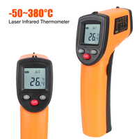 Industrial Infrared Pyrometer IR Laser Temp Non Contact Infrared Thermometer GM320 Laser Temperature Meter Gun -50~380°C C/F