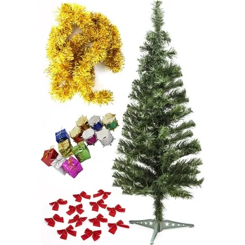 Happyland Economic Christmas Pine Tree Set 90CM 1 Pcs Fancy Set 32 Piece