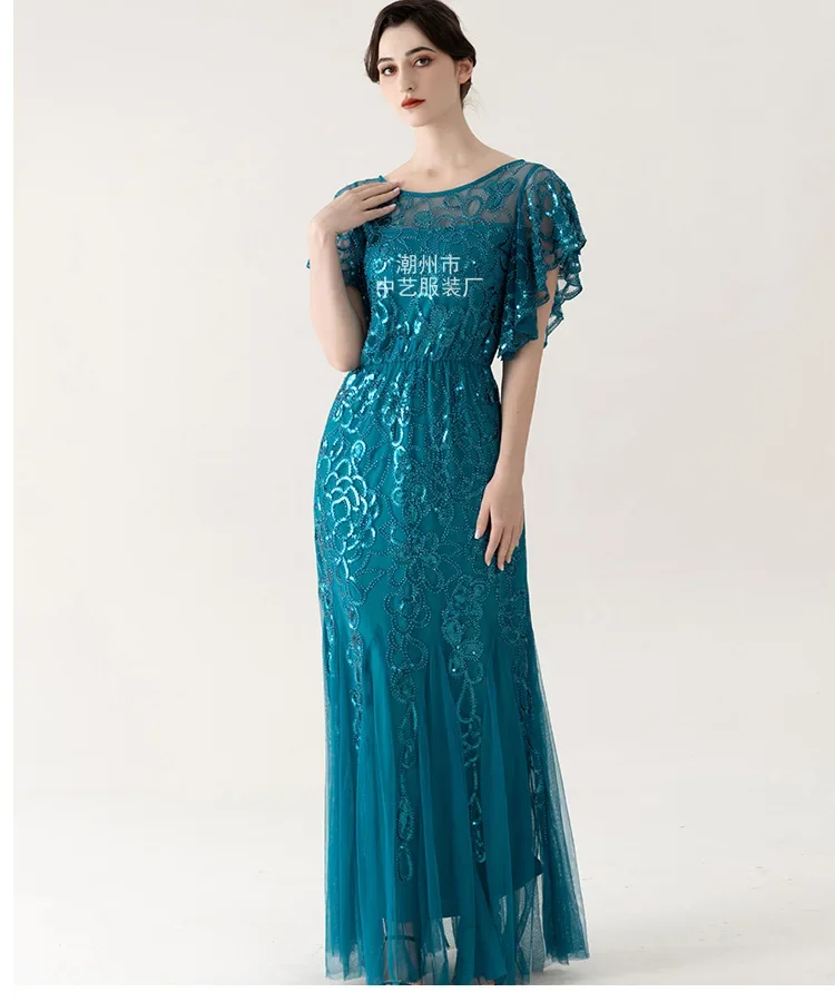 Robe Charleston Années 20 Femme – Sequins et Pampilles – photo 2