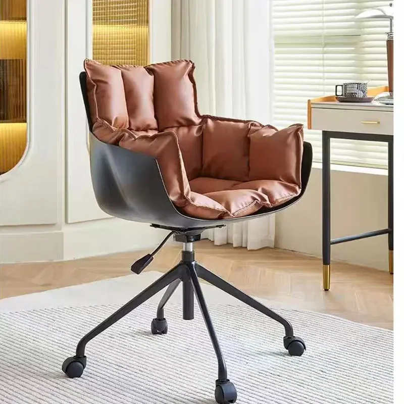 كرسي ألعاب تنفيذي مريح، مكياج بسيط بعجلات صلبة، كرسي مكتب مريح، أثاث ألعاب سيلا المرن المحمول