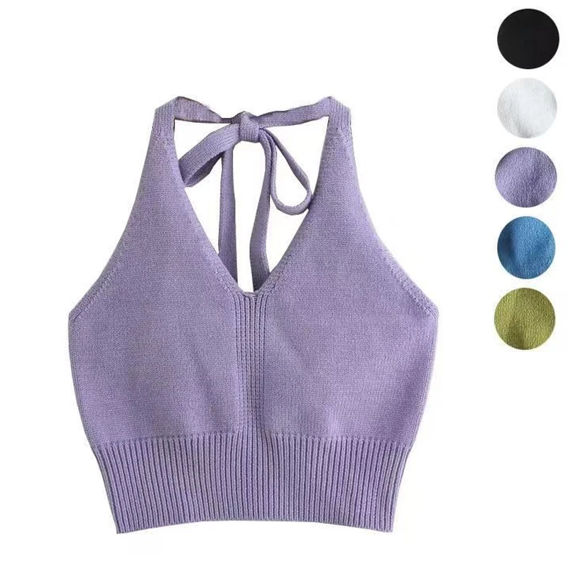 Y2k T-Shirt Crop Top Women 2025 Summer New In Sleeveless Harajuku Sexy Tank Top Woman Clothing Vintage Elegant Funny T Shirt Tee