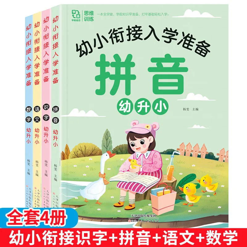 Preparation for Transition From Kindergarten To Primary School, Baby's Literacy, Pinyin, Chinese, and Mathematics