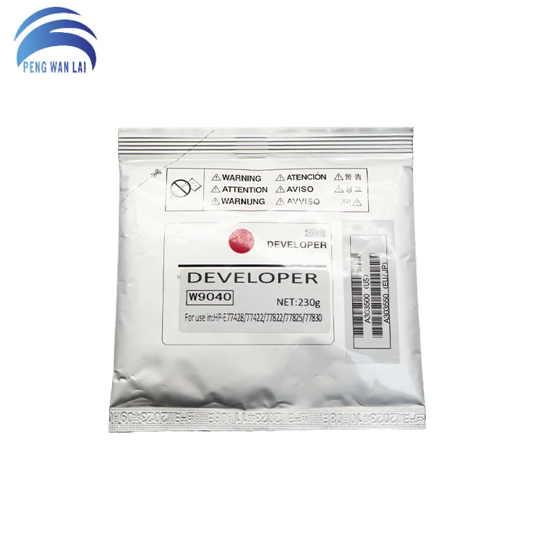 1PC W9040 W 9040 ผู้พัฒนาสําหรับ HP E77822 77825 72530 77830 77840 77850 77860 78223 ผู้พัฒนาแป้ง