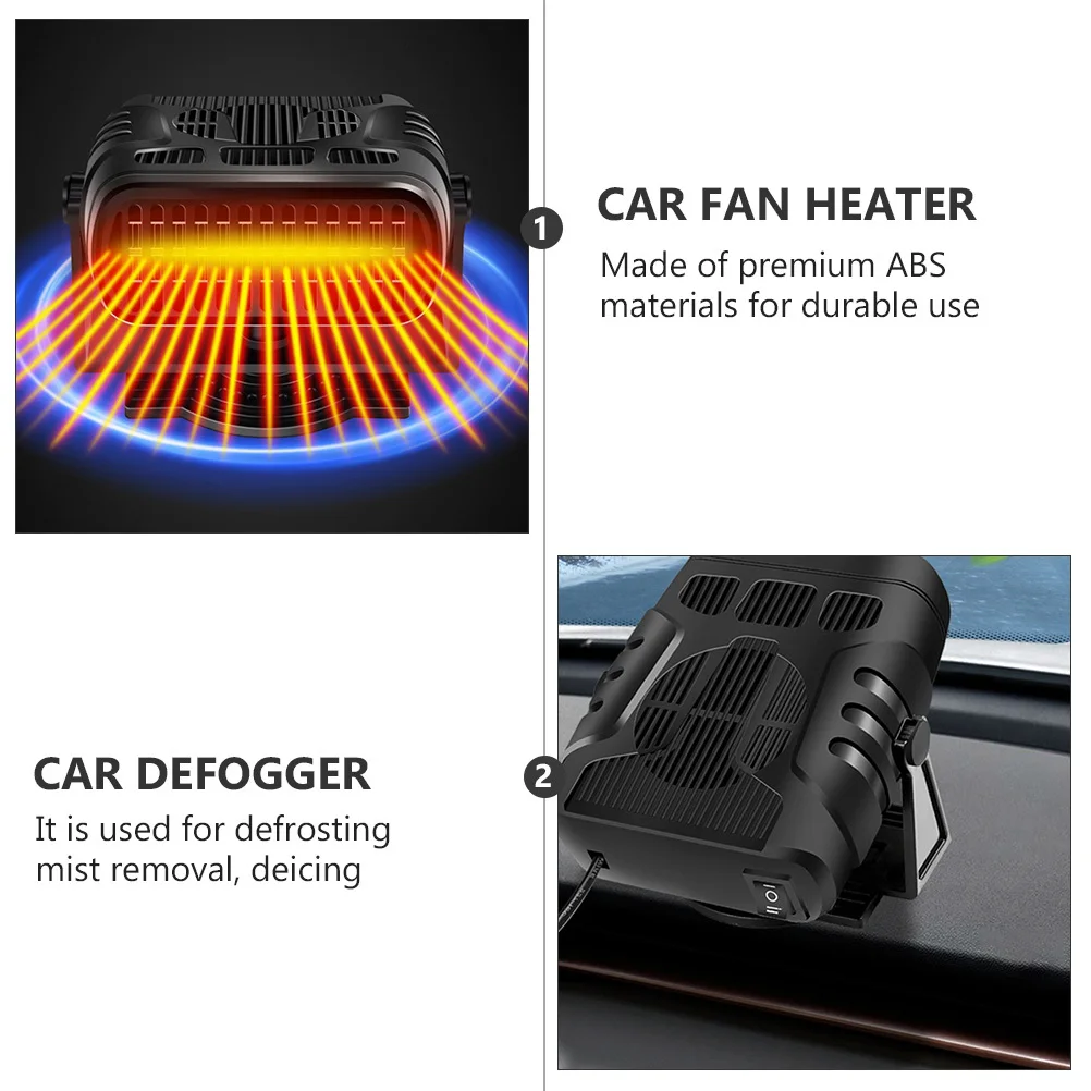 

Car Heater 12V Premium ABS Fast Heating Fan Defroster Device Portable Auto Demister Vehicle Warmer Electrical Car Heater