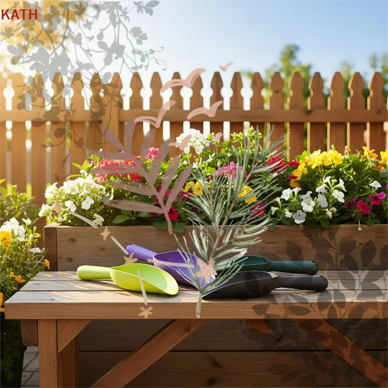 Multifunctional Garden Shovel Plastic Thickened Soil Loosening Shovel With Scale Durable Plant Shovel Flower Vegetables Plantin