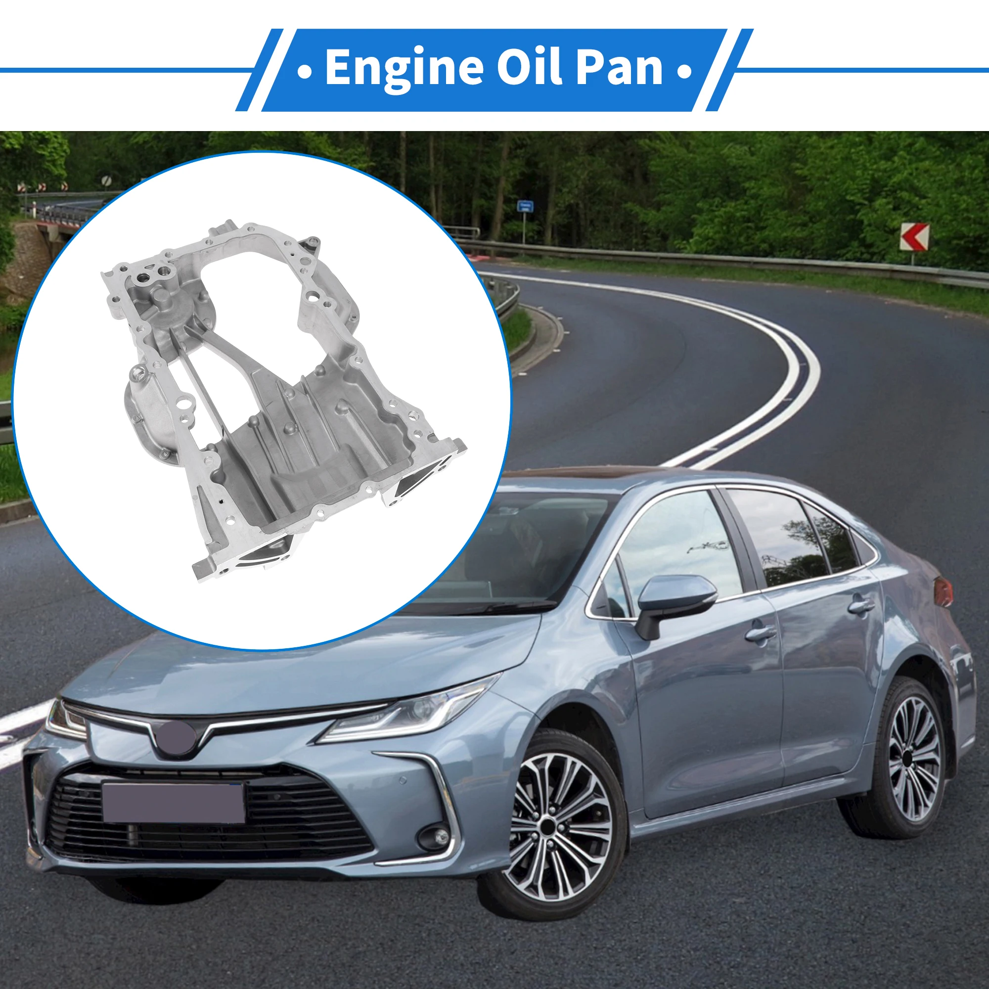 UXCELL 1 шт. No 121210131121 Масляный поддон двигателя для Toyota Camry 05-12 Алюминий серебристый тон UXCELL 1 шт. No 121210131121 Масляный поддон двигателя для Toyota Camry 05-12 Алюминий серебристый тон