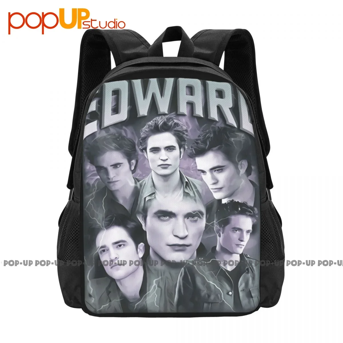 Edward Cullen Robert Pattinson Twilight Backpack Large Capacity Bookbag New Style Personalised Riding Backpack