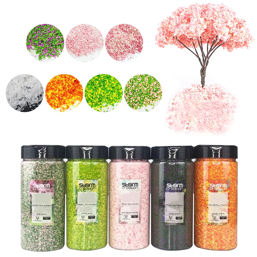 

DIY Handmade Micro Landscape Building Model Material Tree Powder Static Grass Railway Grass Powder Leaf DIY Hobby Material 520ml
