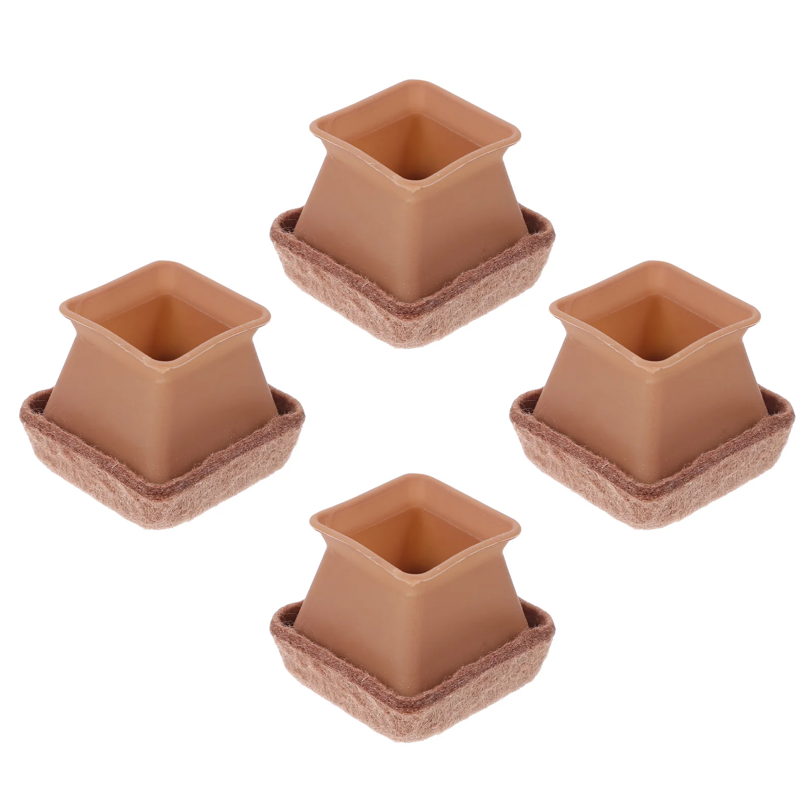 

4 Pcs Chair Leg Covers Desk Protective Table Protectors Feet Furniture Foot Pad