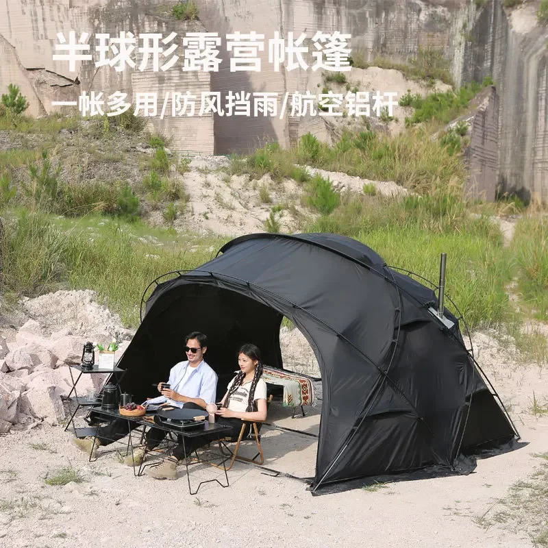 Polar eagle spherical tent portable outdoor camping large space ball tent thickened rainproof outdoor camping tent.