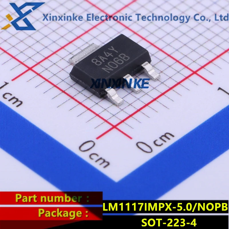 

LM1117IMPX-5.0/NOPB SOT-223-4 Marking: N06B LDO Voltage Regulators 800mA LDO Linear Reg Brand New Original