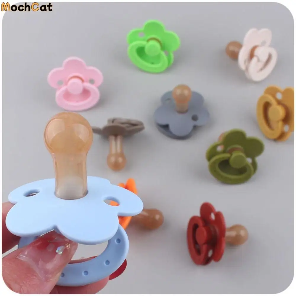 

Safe Flower Shape Baby Pacifier Teethe Toy Silicone Kids Nipple BPA Free Food Grade Pacifier Newborn Baby Soother Infant