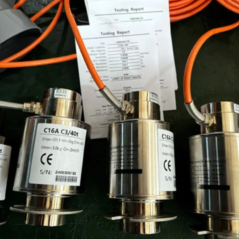 

NEW Digital RS485 Self-Restoring Rockerpin Compression Weight Sensor 30t 40t C16i Load Cell for Weighbridge Scales