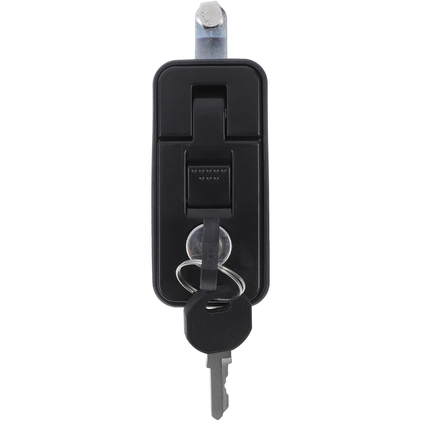 

Adjustable Compression Latch Black Zinc Alloy Durable Door Lock For Cabinet Garage Sliding Gate Storm Door Hidden Trigger Latch