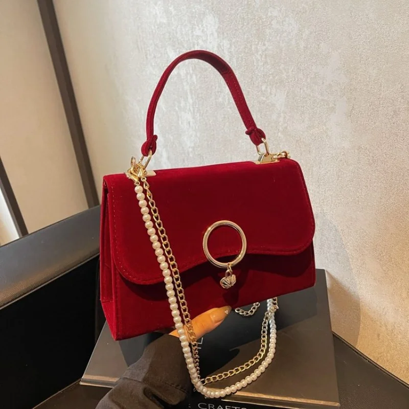 

High-End Minimalist Leisure Business Crossbody Bag Women Elegant Solid Color Messenger Purse Shopper Classic