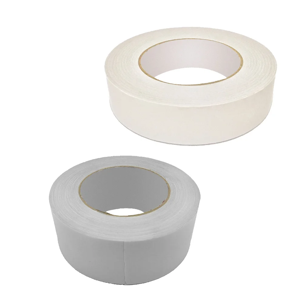

2 pcs 25Mwaterproof Dual-Sided Cloth Tape Strong Adhesive Diy Carpet Floor Fixing Tape For Home Decoration Packaging Repair 15Mm