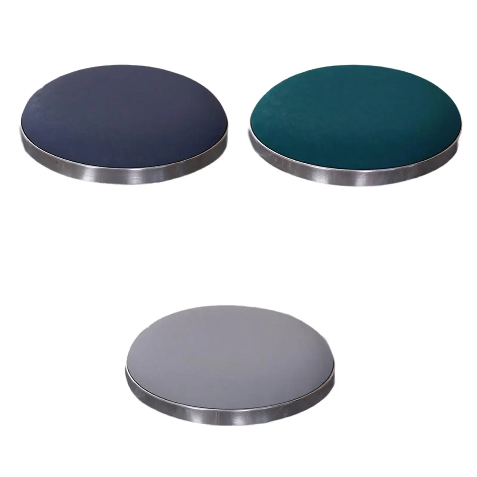 Almofada de assento redonda para banqueta de bar, acessório para cadeira superior, fácil instalação, substituição redonda para barbearia, cozinha
