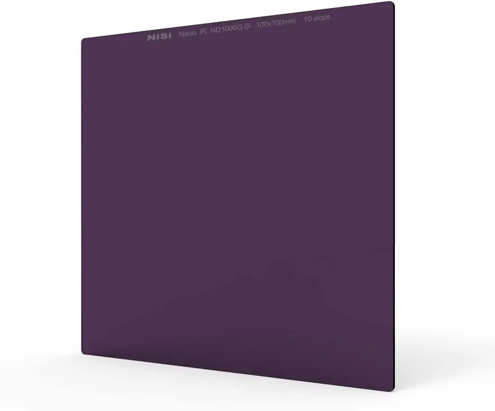NiSi IR ND1000(3.0) 10-Stop  IR ND64(1.8) 6 Stops 100 X 100mm Neutral Density Filter for Lee Cokin Hitech Singh-Ray Holder